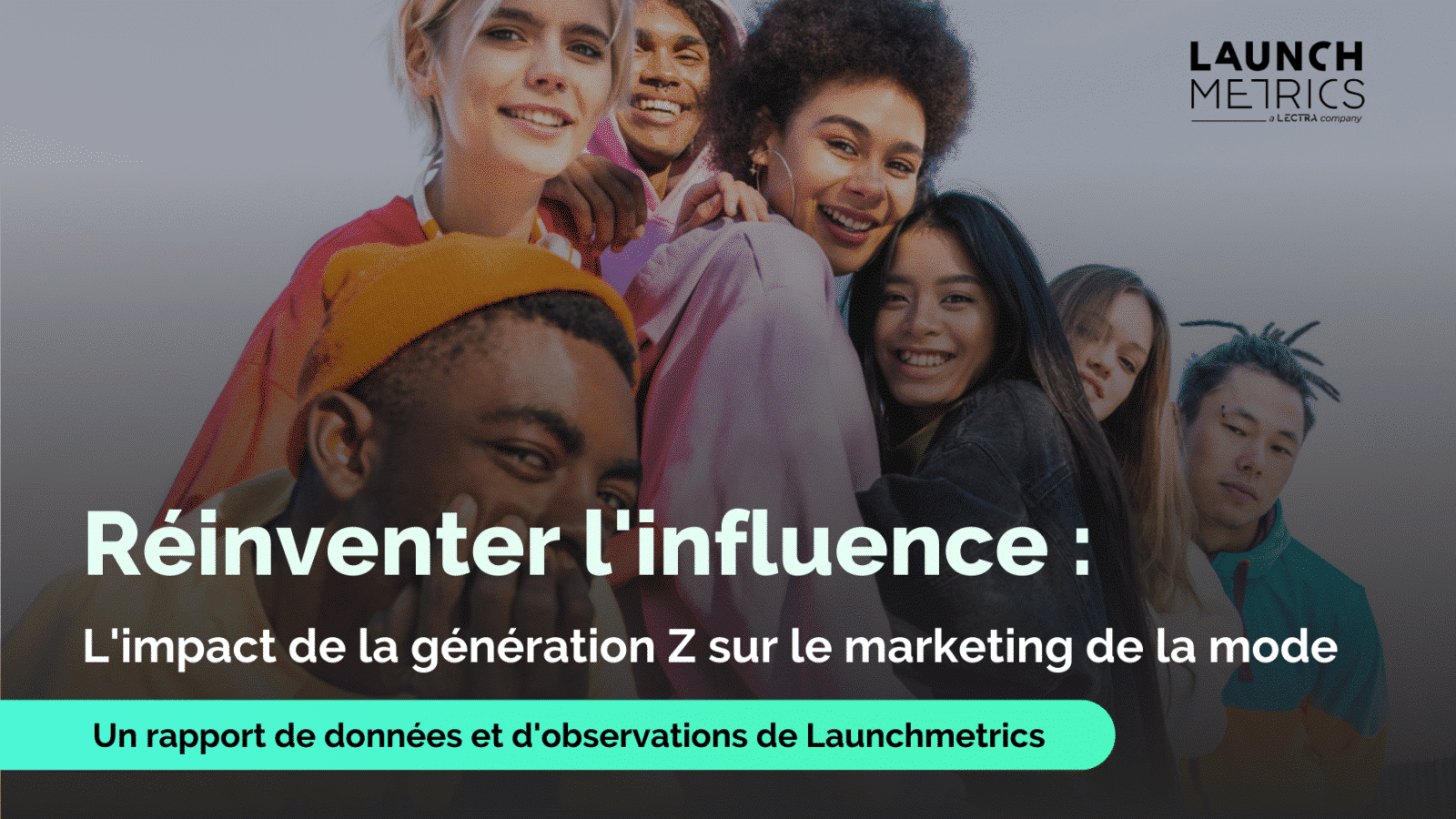 Couverture du rapport de stratégie marketing qui montre les influenceurs de la génération z