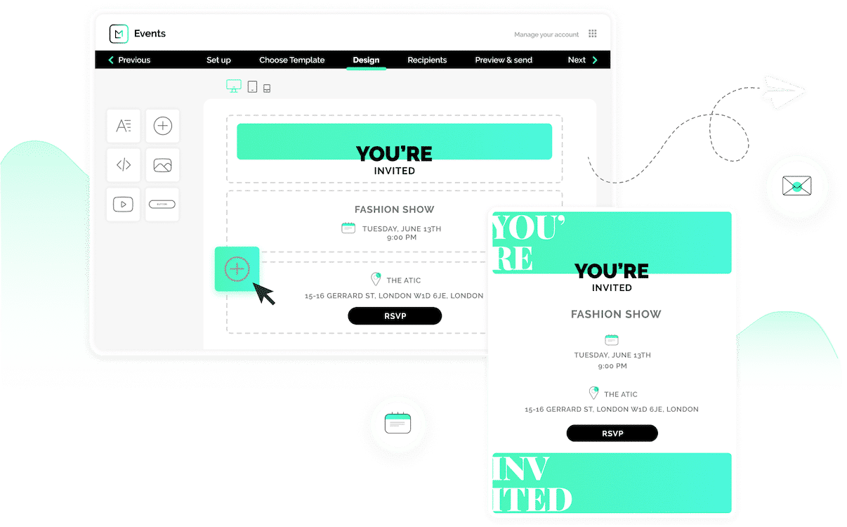 event management guest list and email invitation feature of the event management software