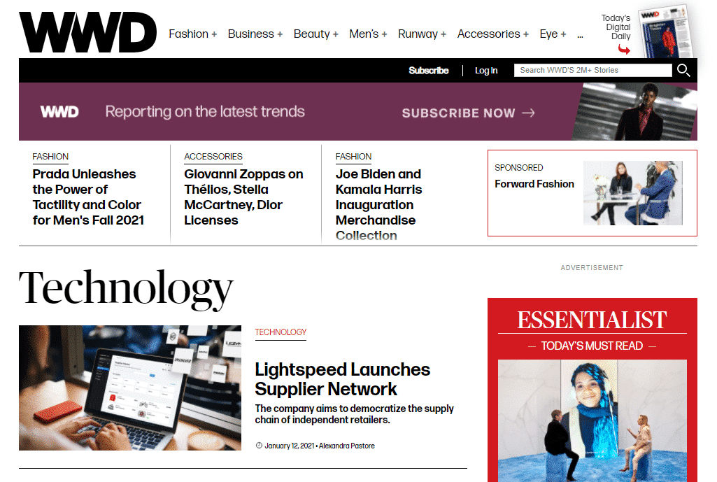 WWD fashion-tech
